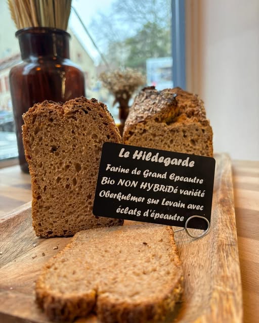 Le Hildegarde de Basil, pain au grand épeautre sur levain